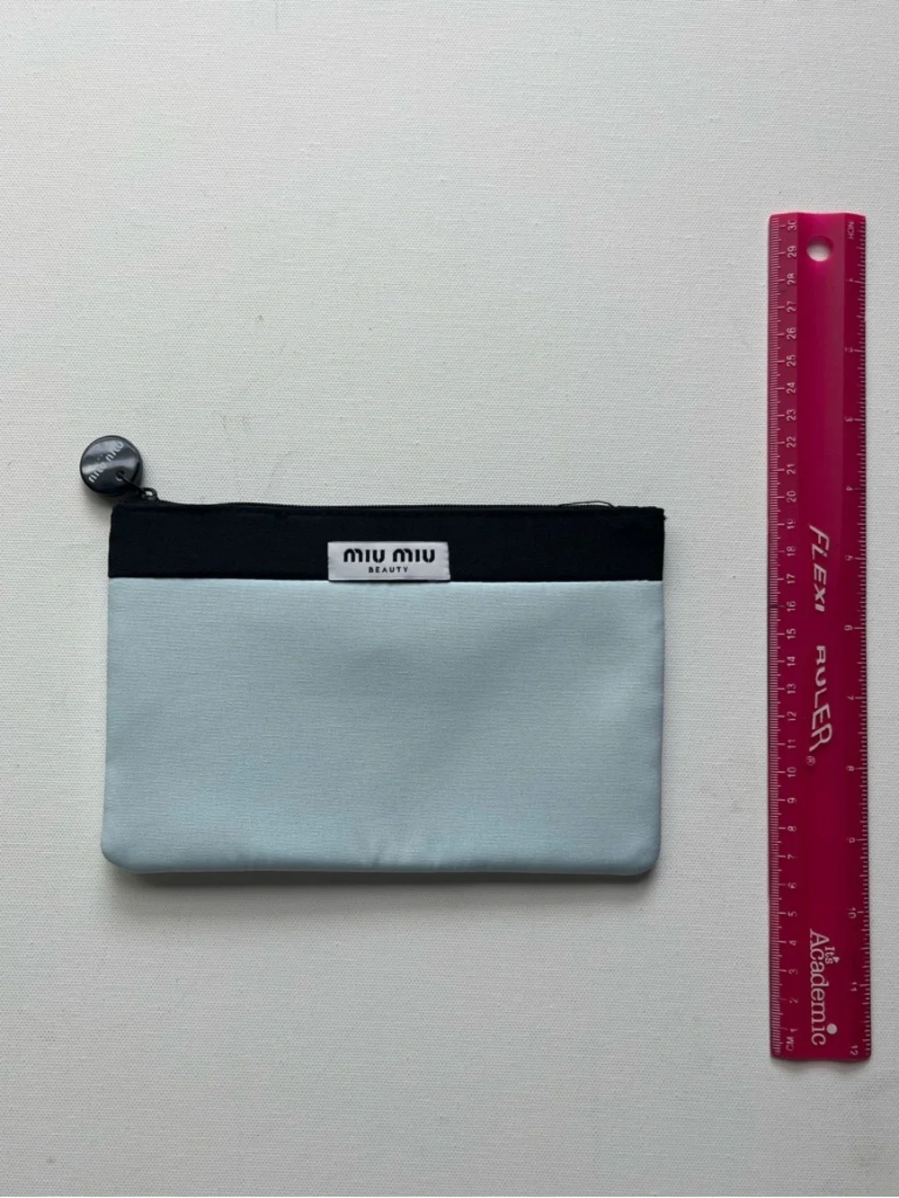 Miu Miu Blue Makeup Bag